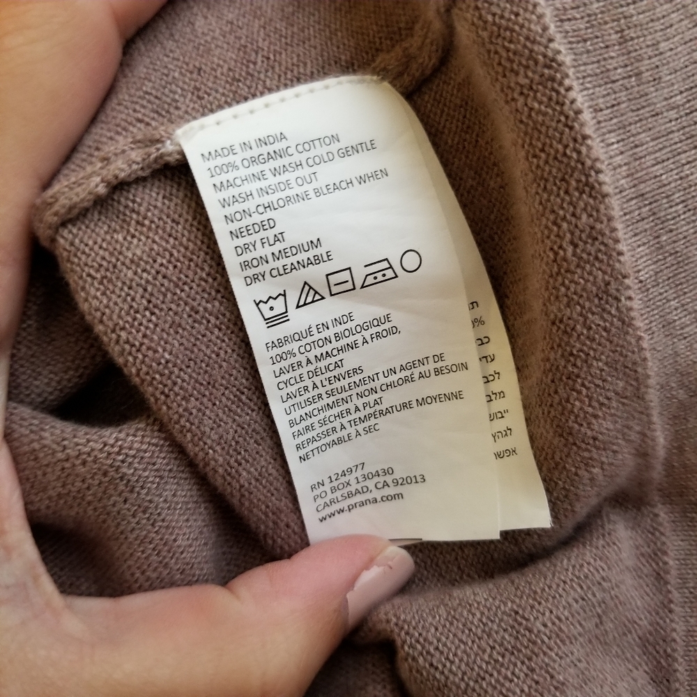 prAna Yarrah Dress Nude Blush Pink Colorblocked - Picture 5 of 8